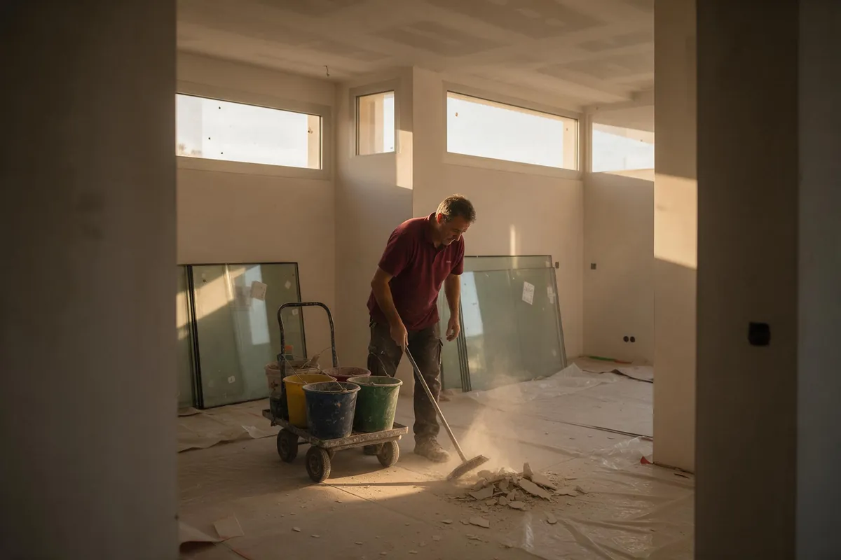 Limpieza final de obra en Xàtiva